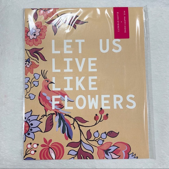 Let Us Live Like Flowers Diptych Art Print - Picture 1 of 4